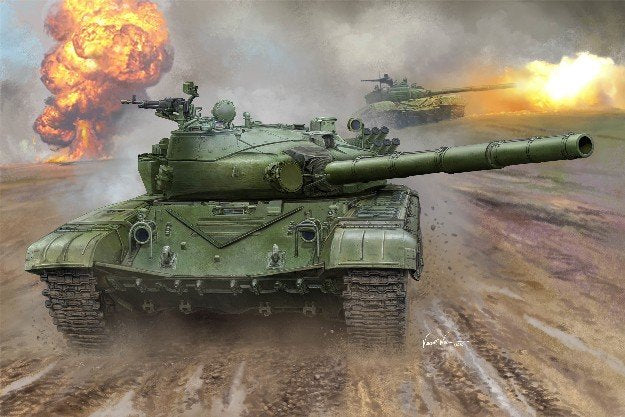 Trumpeter - Rus T-72B Mod 1985 Tank 1:16