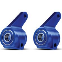 Traxxas - Steering Blocks Rustler Alum Blue