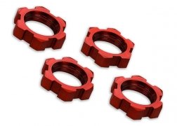 Traxxas - Wheels nuts, splined, 17mm(4)