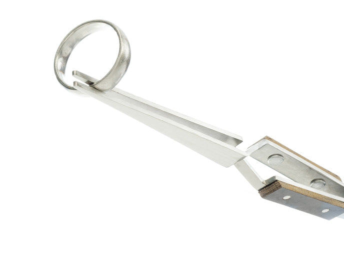 Sona 6-1/2"Straight Fiber Cross Lock Tweezers