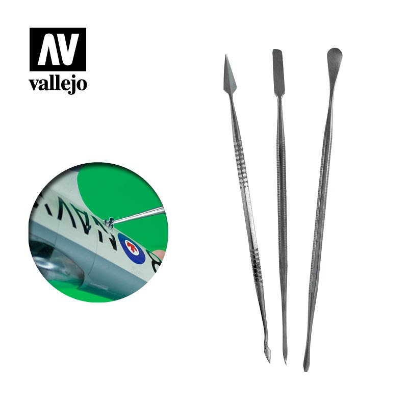 Vallejo - Stainless Steel Carvers 3pc
