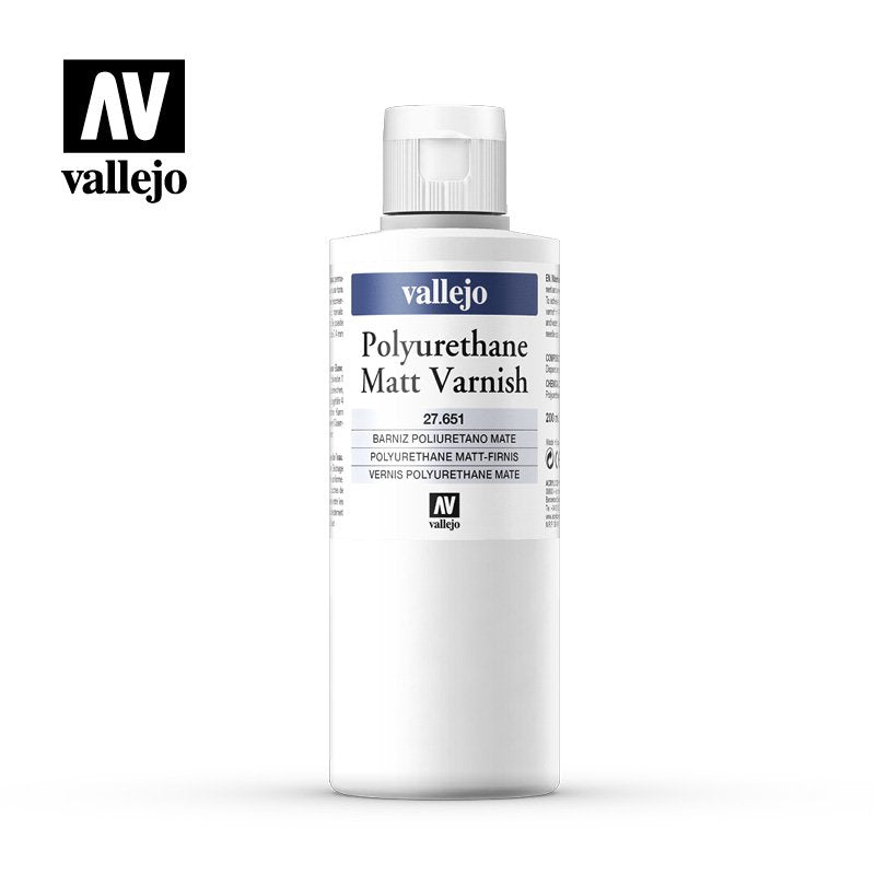 Vallejo - Polyurethane Mat Varnish 200ml 1p