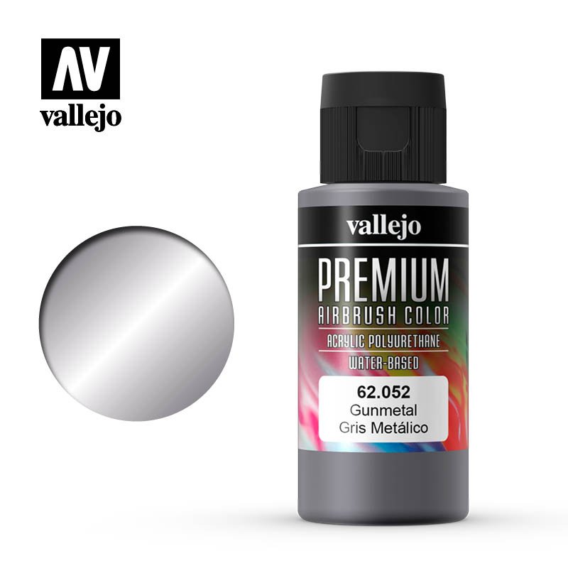 Vallejo - Premium Color Gunmetal 60ml 1pc