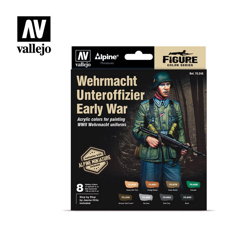 Vallejo - Model Color German figure w/paint set(8)