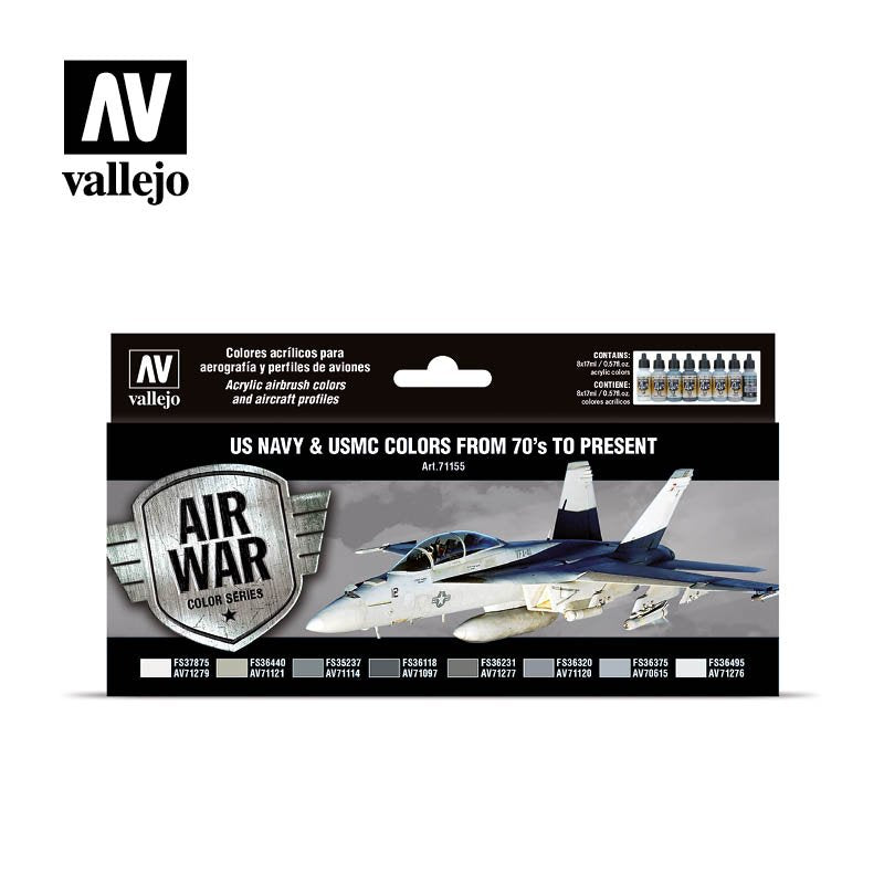Vallejo - Model Air USN/USMC Colors 70s-Now Set