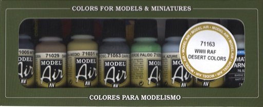 Vallejo - Model Air RAF WW2 Desert Colors Set