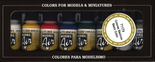 Vallejo - Model Air Basic 8 Colors Set