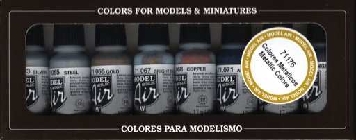 Vallejo - Model Air Metallic 8 Colors Set