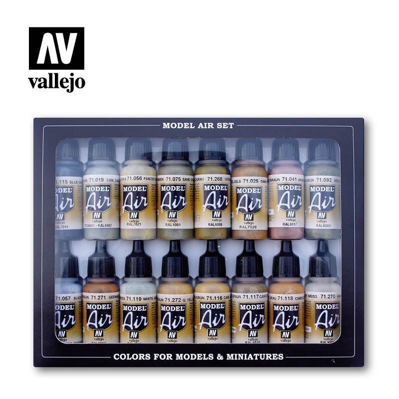 Vallejo - Model Air WW2 German Euro&Africa Set(16)
