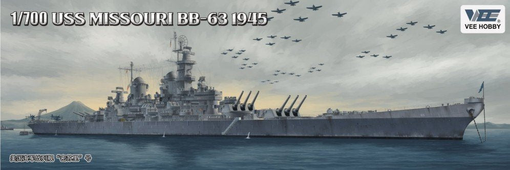 Vee Hobby - Deluxe USS Missouri BB-63 1945 1:700