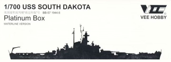 Vee Hobby - Platinum USS South Dakota BB-57 1:700