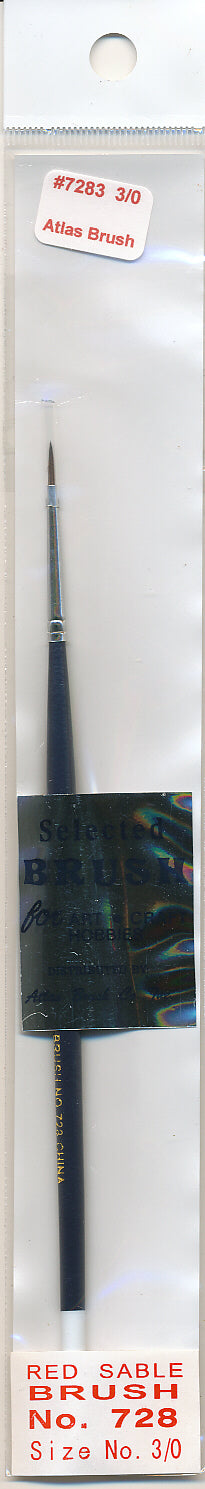 3/0 Fine Red Sable Brush