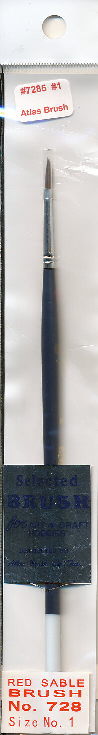 #1 Fine Red Sable Brush