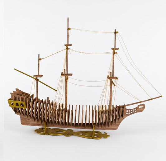 Black Pearl 17.6" Laser-Cut Display Model Kit