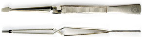 Griffin - Crossed Tweezer For Ease in Tying Rigging Knots - 16 cm (6-1/2") long - Made in Germany