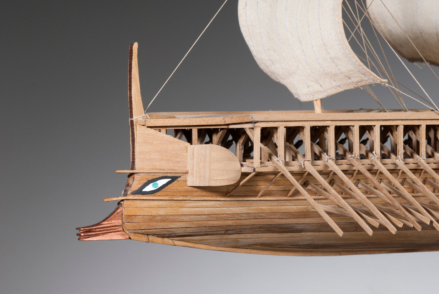 Dusek-Mamoli - Greek Trireme Model Ship Kit, 480 B.C. – Scale 1:72