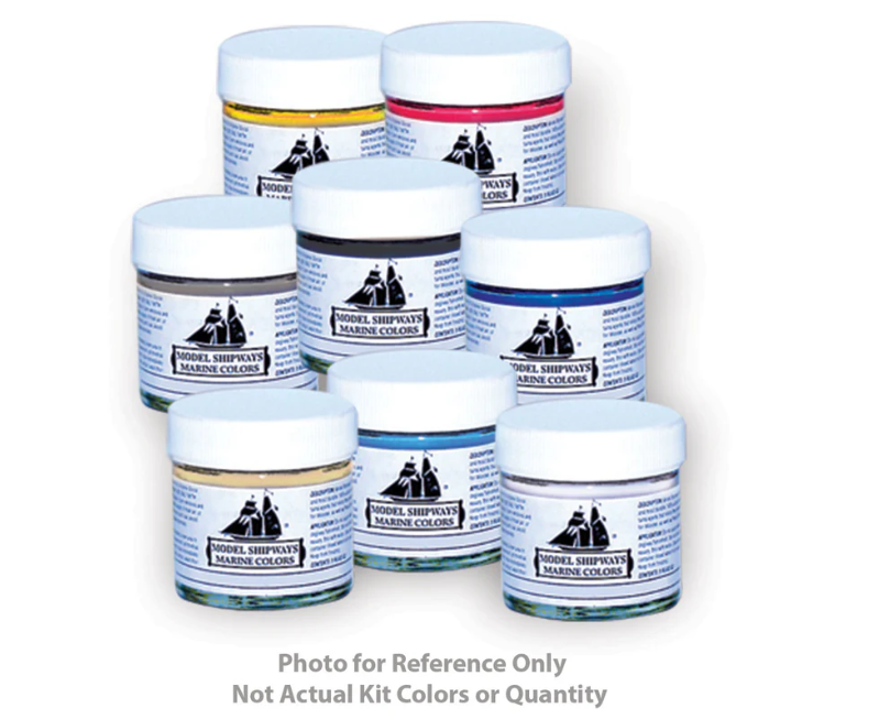 Midwest 991 Maine Lobster Boat Paint Set - 7 x 1oz.Bottles