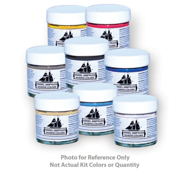 Dusek Mamoli MV19 Roter Lowe Acrylic Paint Set - 6 x 1oz. Botles