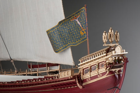 Dusek-Mamoli - D015 La Real - Plank-On-Bulkhead Wood Ship Model Kit - 1:72 Scale - 795 mm (32") Long