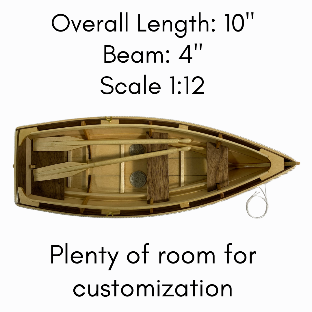 Midwest Dinghy 1:12 Starter Kit - Introduction to Wood Ship Modeling