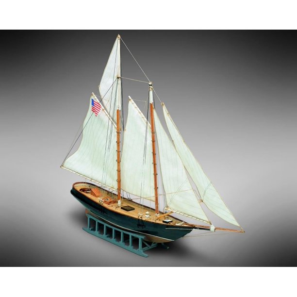 Dusek-Mamoli - Mamoli MM04 - America - Pre-Carved Wooden Hull Ship Model Kit - Scale 1/140 Length 370mm (14.5")
