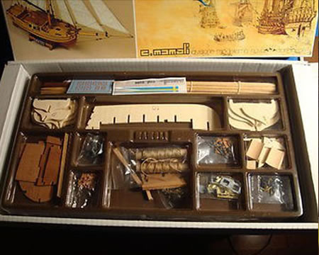 Mamoli MV33 Gretel Royal Yacht Model Ship Kit 1:54
