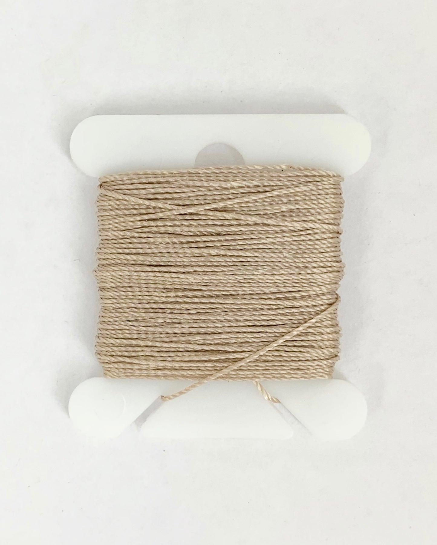 Model Expo - .08" x 5yds (@2mm x 4.57m ) Beige Bead Cord Jewelry Nylon