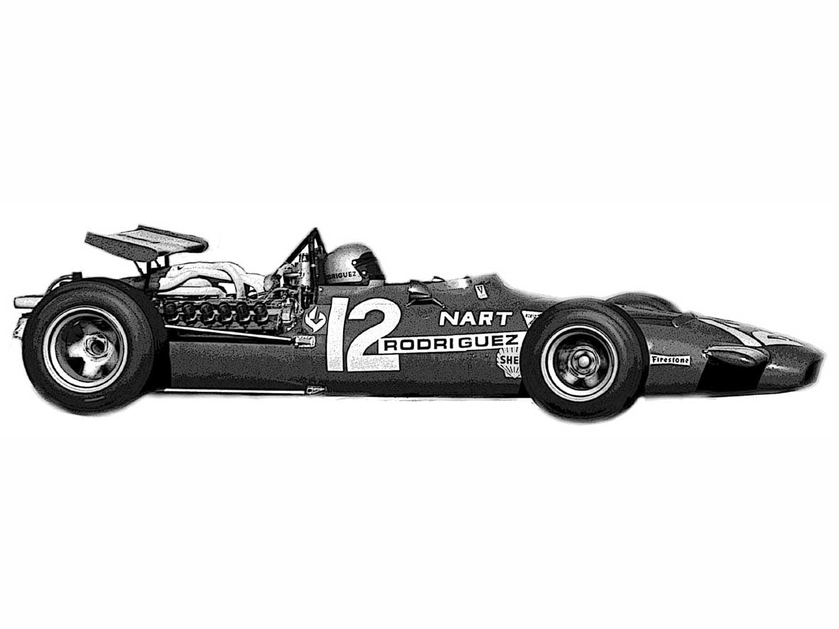 Ferrari 312 F1 1969 U.S.A. G.P. – Pedro Rodriguez – Tameo Kit SLK137