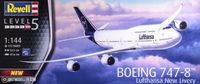 Revell - 1/144 Boeing 747-8 Lufthansa New Livery