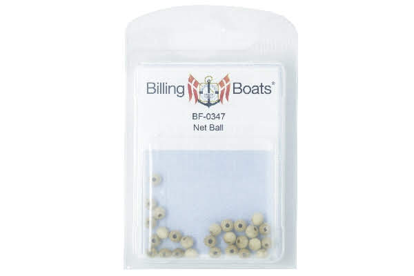 Billing Boats - Wooden Net Ball 5mm 25 Pack