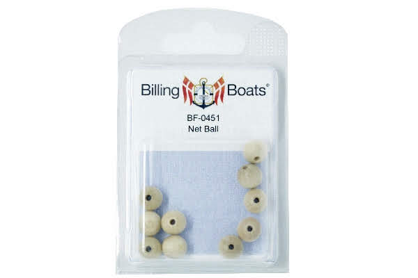 Billing Boats - Wooden Net Ball 10mm 10 Pack