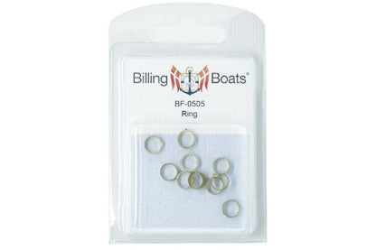 Billing Boats - 8mm Brass Rings pkg. 10