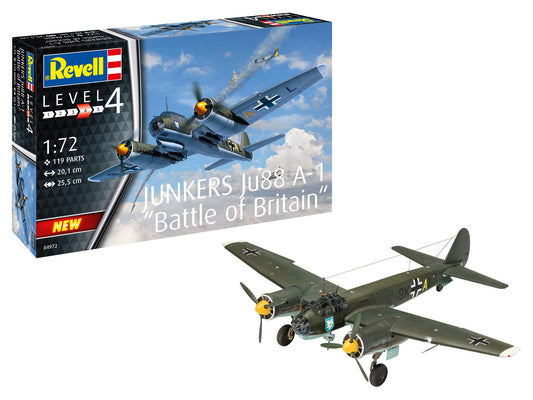 Revell - Junkers Ju88 A-1 Battle of Britain 1:72 Scale