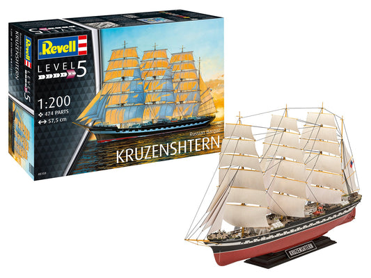Revell - Russian Barque Kruzenshtern 1:200 Scale