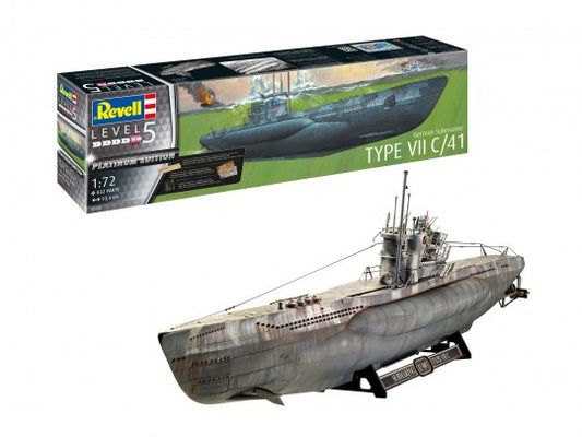 Revell - German Submarine Type VII C/41 1:72 Scale