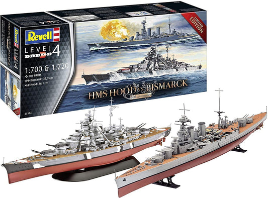 Revell - HMS Hood Vs. Bismark 80th Anniversary Model Set