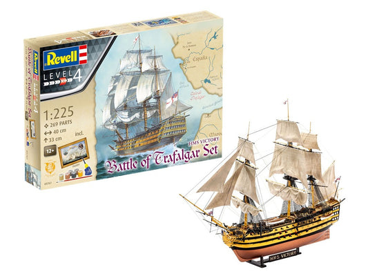 Revell - HMS Victory Battle of Trafalgar Gift Set 1:225