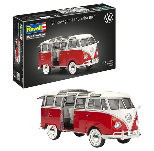Revell - Volkswagen T1 "Samba Bus" 1:24 Scale