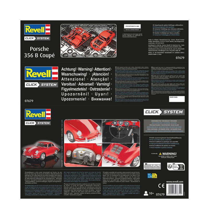 Revell - Porsche 356 B Coupé  1:16 Scale