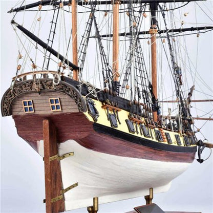 Model Shipways Rattlesnake — American Privateer Wooden Model Ship Kit 1:64 Scale