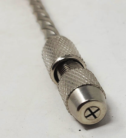 Hawk 7 ½ Inch Spiral Push Hand Drill With Extra Collet