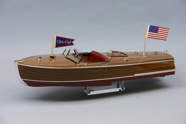 Dumas - #1254 1941 CHRIS-CRAFT 16' HYDROPLANE MODEL BOAT KIT SCALE 1/8