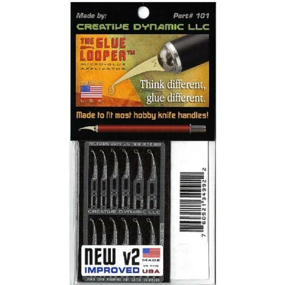 Creative Dynamics - GLUE LOOPERS V2.1, SET OF 10 MICRO-GLUE APPLICATORS