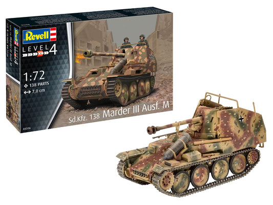 Revell - Sd.Kfz. 138 Marder III Ausf. M 1:72 Scale
