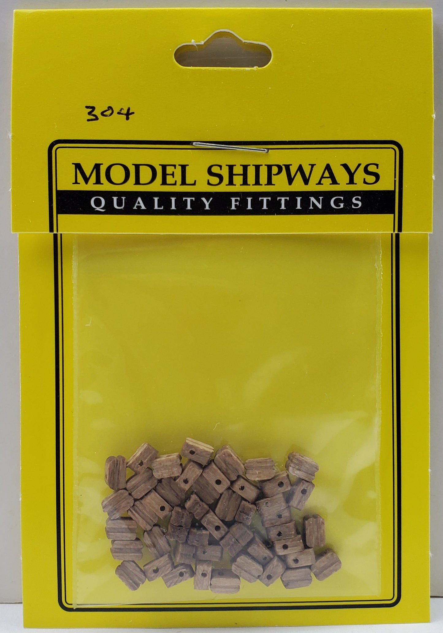 Model Expo - 3/16" (5mm) Walnut Single Sheave Block 40 pcs