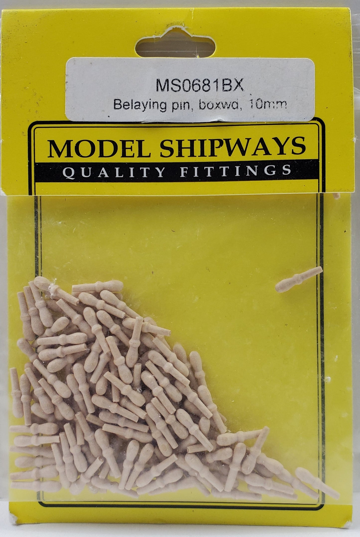 Model Expo - 3/8" (10mm) Boxwood Belaying Pin 150 pcs