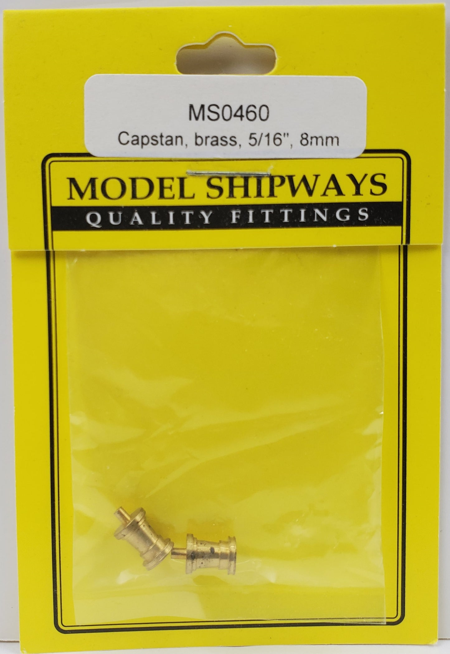 Model Expo - 8mm Brass Capstan Early Style 2 pcs