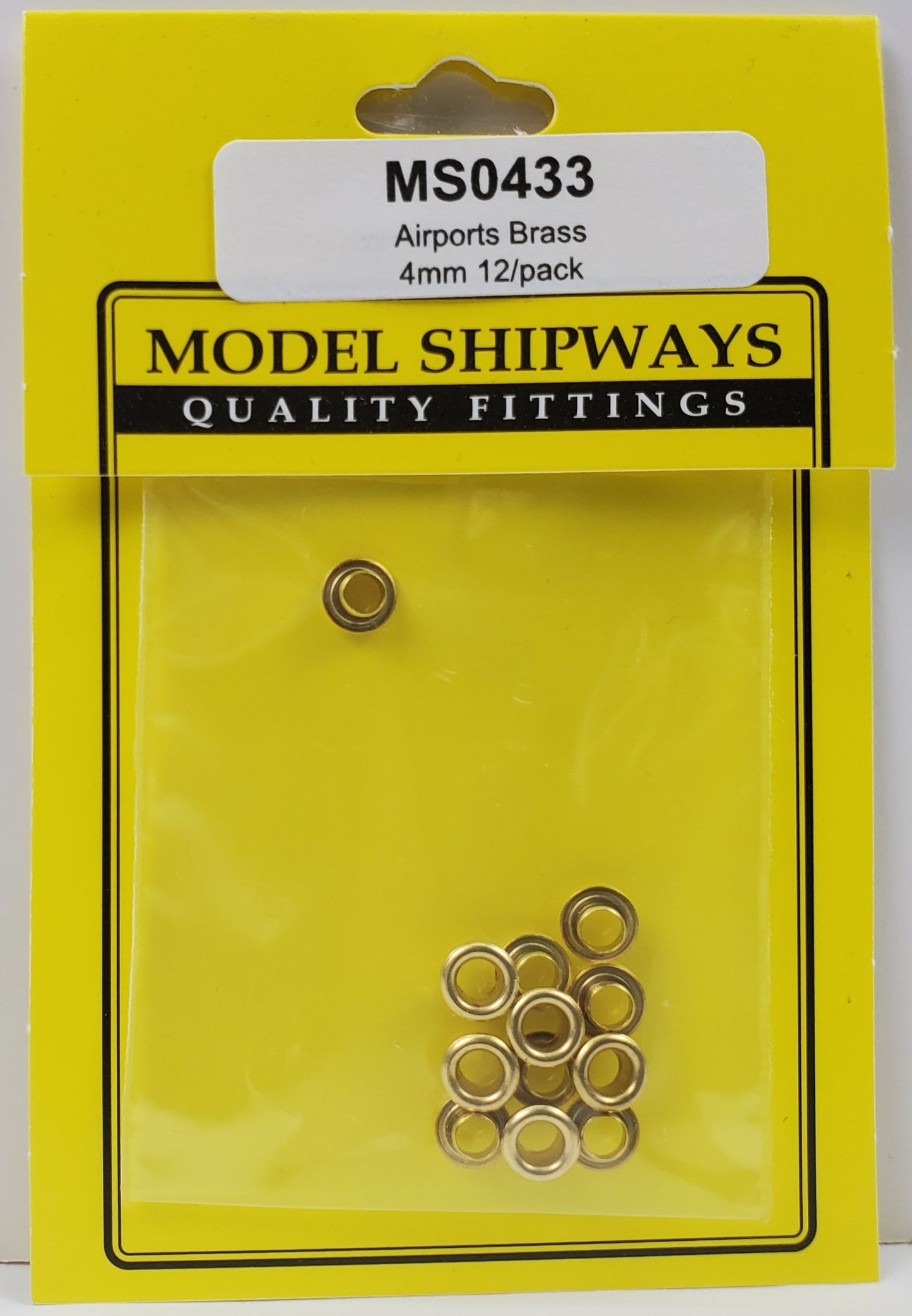 Model Expo - 4mm Brass Airport 12 pcs