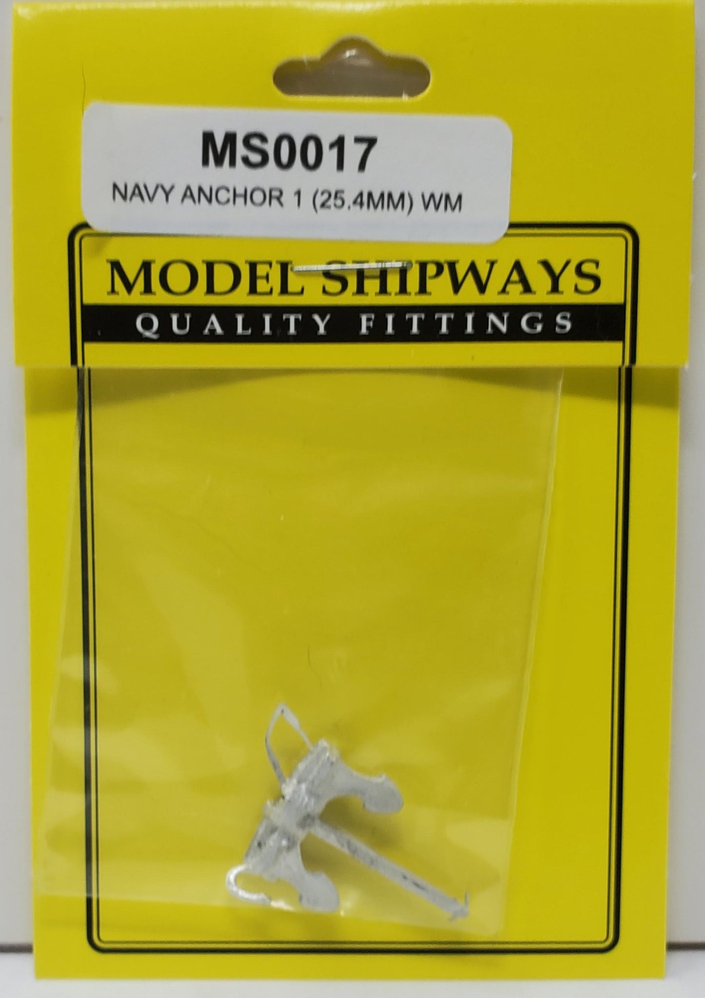 Model Expo - 1" (25.4mm) Pewter Navy Anchor 1 pc