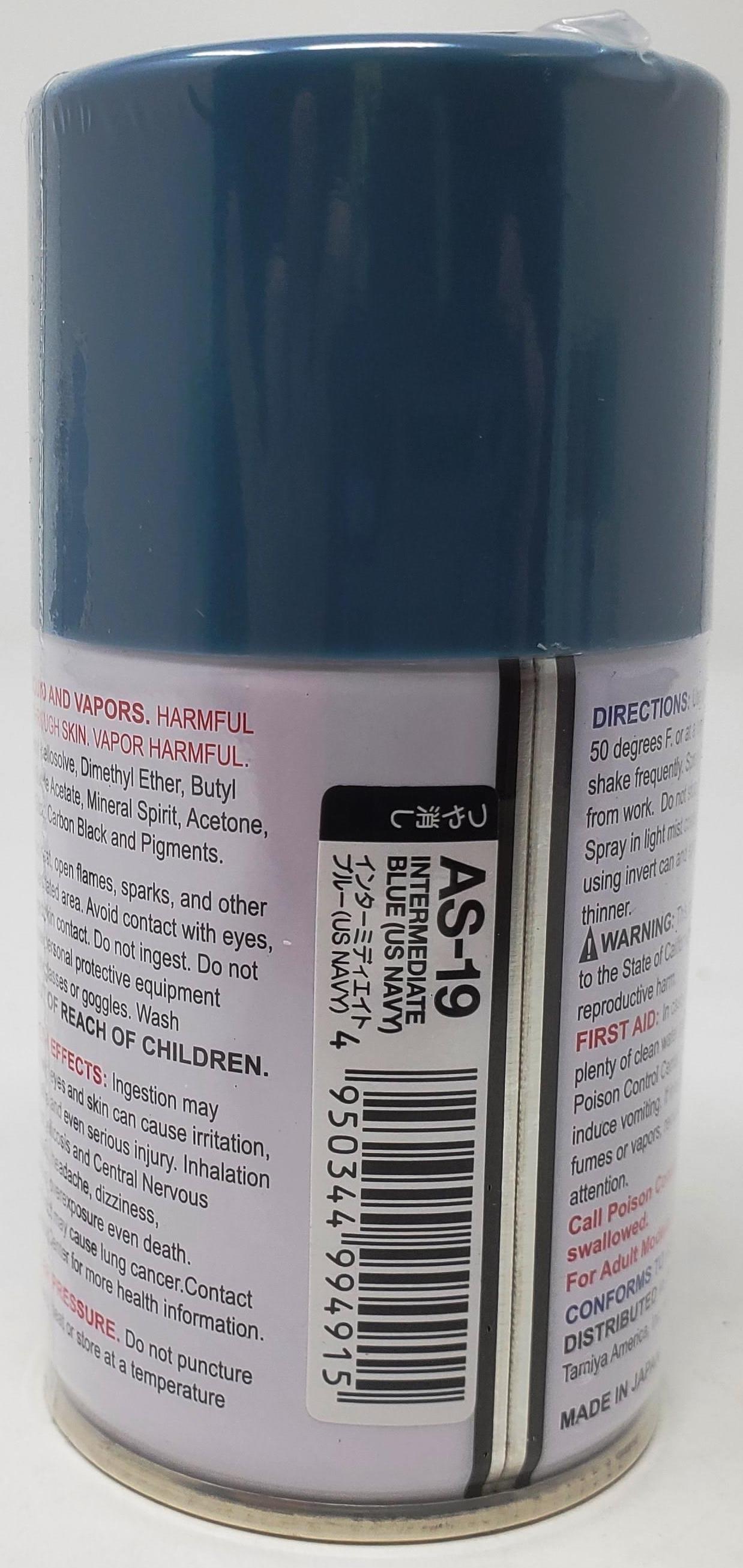 Tamiya - Spray 86519 AS-19 Intermediate Blue USN